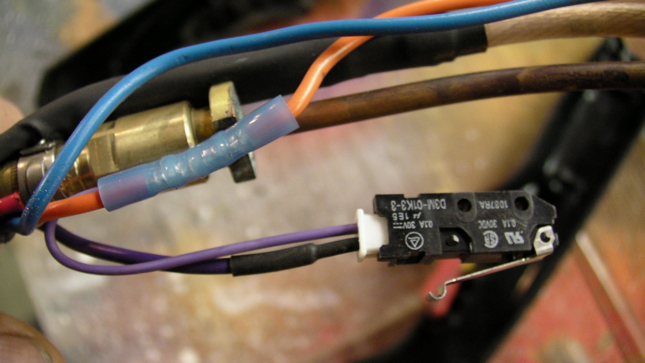 Micro switch for torch trigger