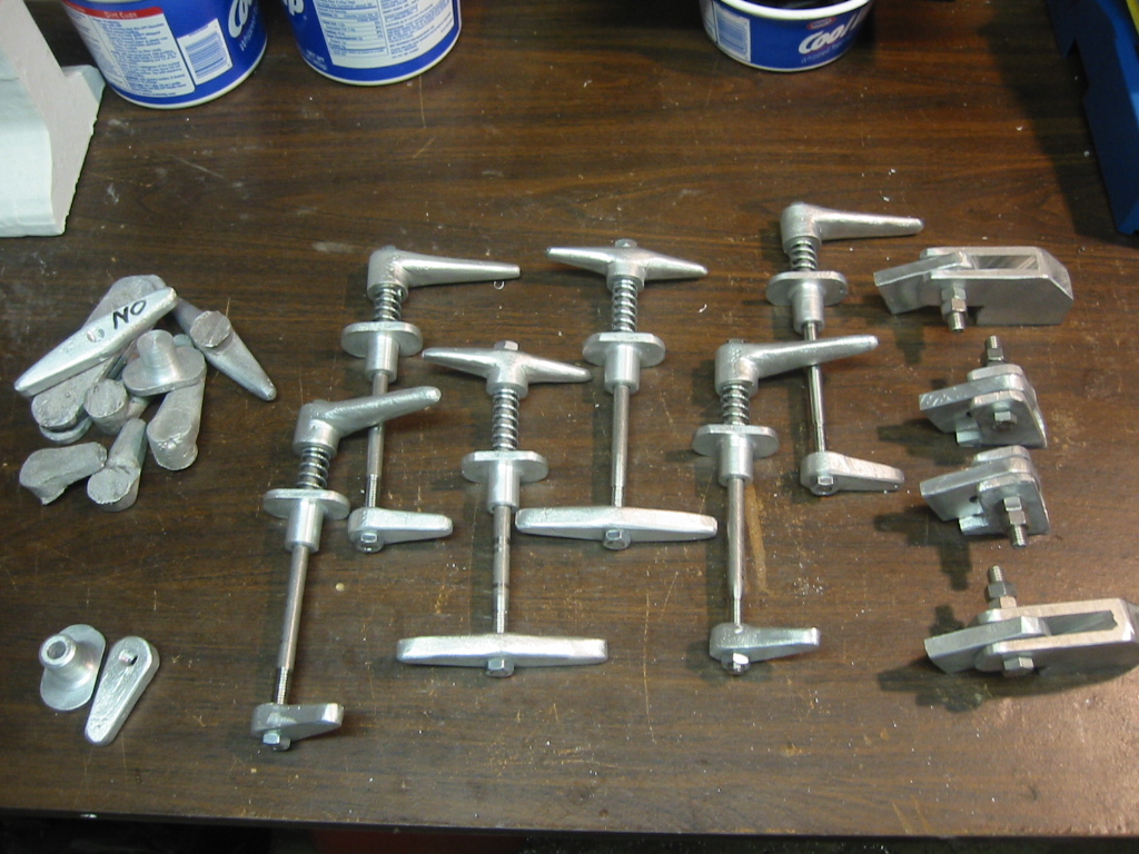 Finished hatch parts.