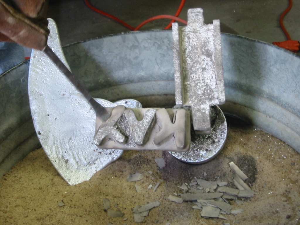 Chipping off the mud