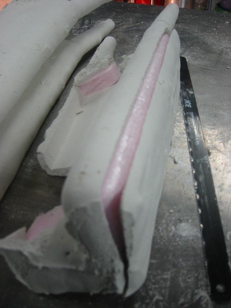 Heat above 200 degrees during the drying process will cause the foam to swell and the mud will split open.