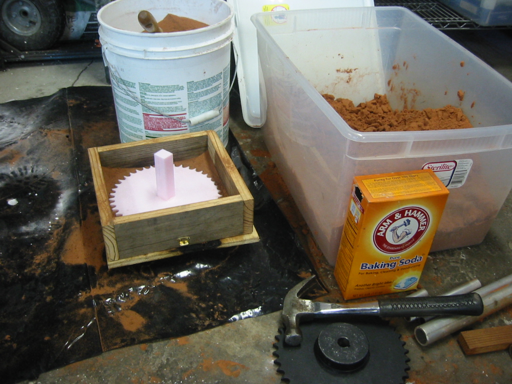 Spur added to the foam part and then it is buried in Petro-Bond.