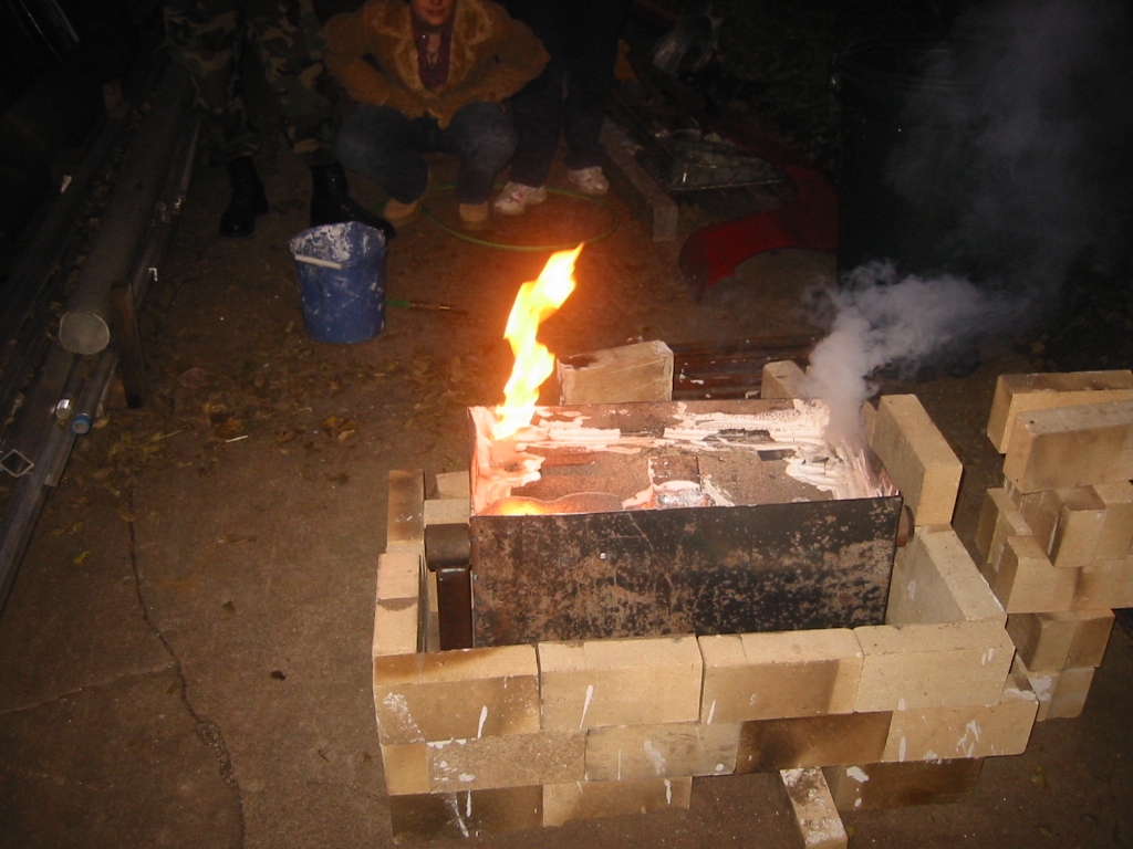Lots of steam and other bad omens during the pour.