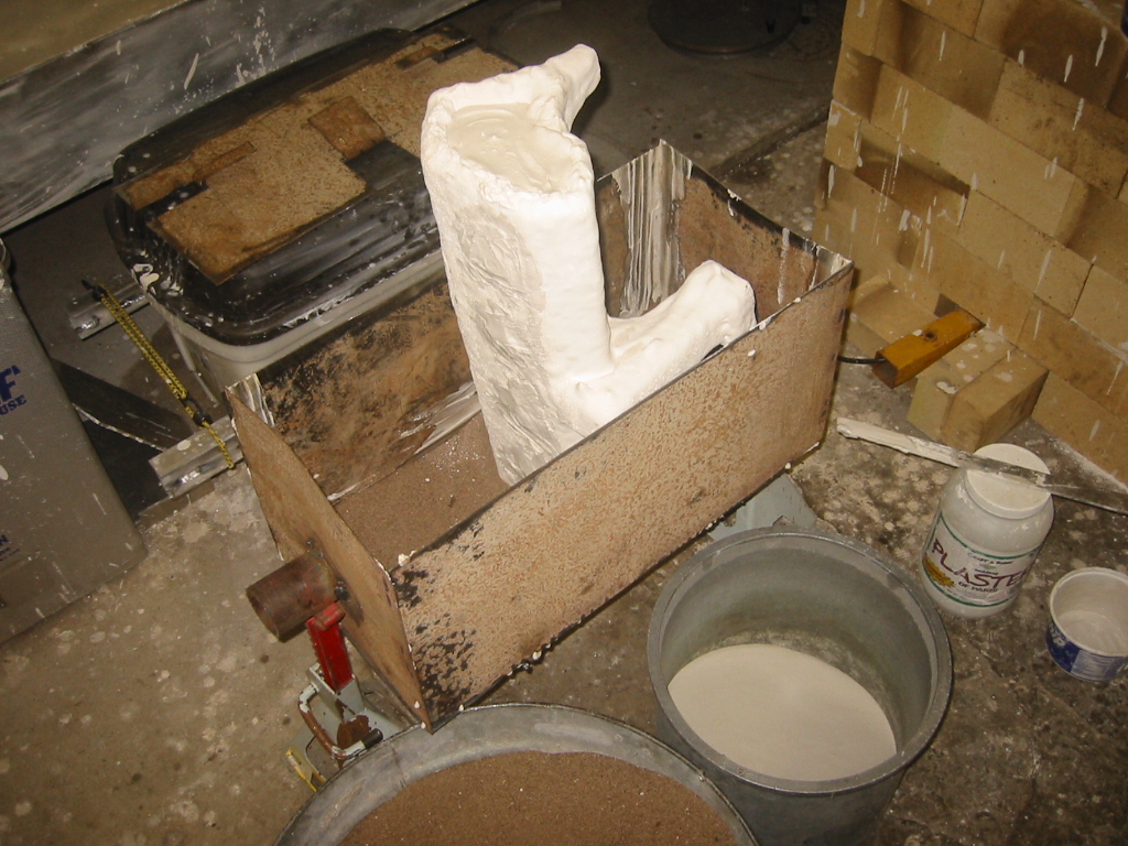 Placing in a pre-heat box.