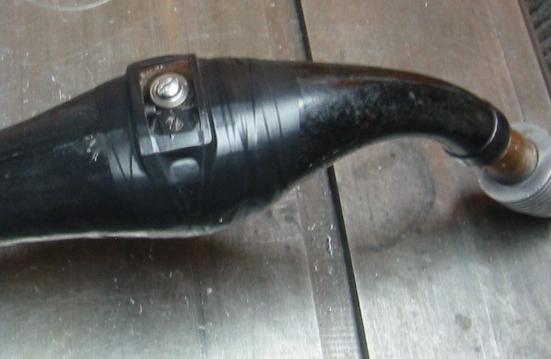 Cobramatic gun with drive motor and rollers.