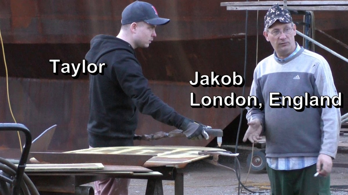 People of Seeker — 160420 Porthole Frames, Plasma Cutting and Light Painting