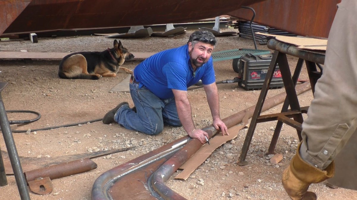 People of Seeker — 170323 Tender Davits, CNC Routing and more