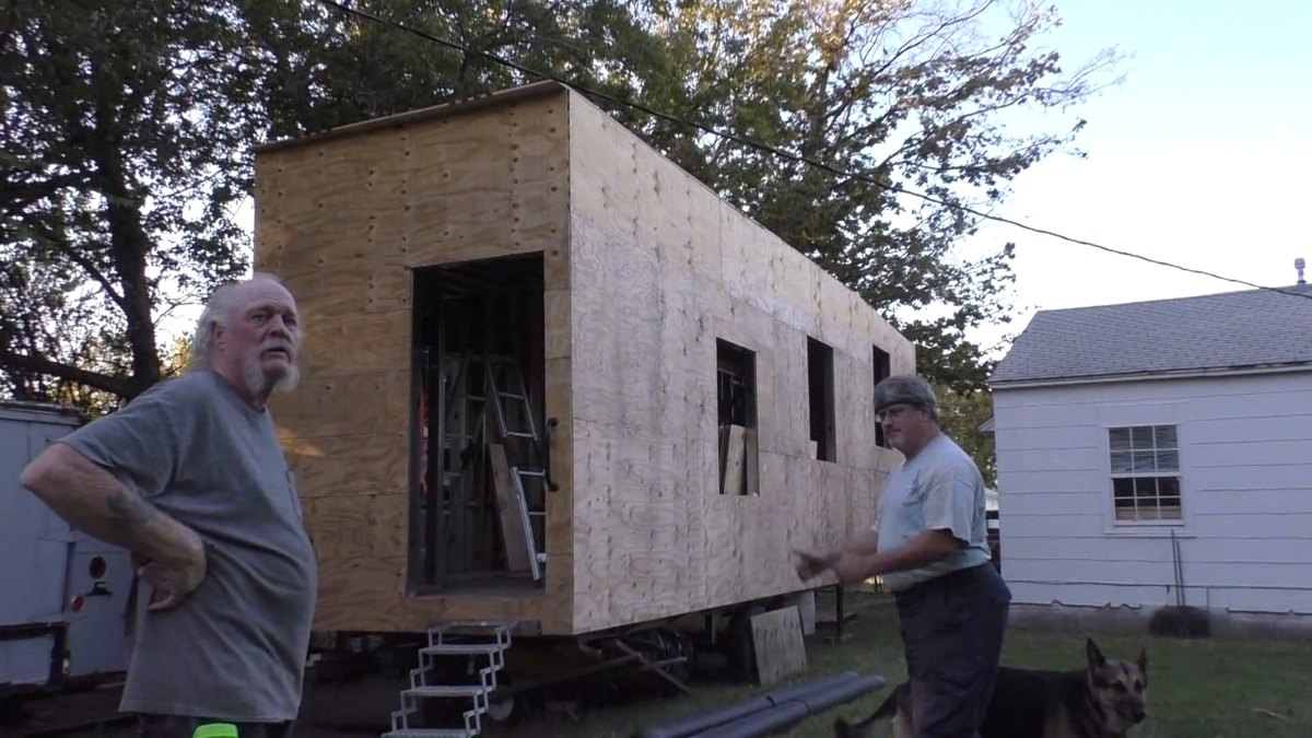 People of Seeker — 171031 Building a Steel Sailboat- Battery & Water Tanks, Furring Strips and more