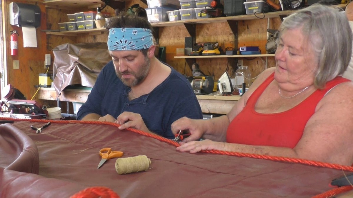 People of Seeker — 170520 Roping Sails, Hatches, Handrails and Build or Buy a Boat