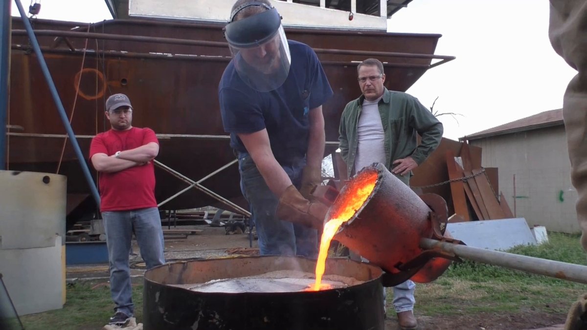 People of Seeker — 160315 Anchor Winch Rebuild - Part 11 - Capstans & Lead