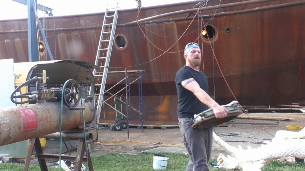 People of Seeker — 160517 Scuppers, Keels and Pouring Lead