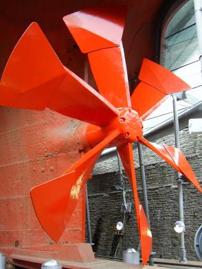 Propeller of the SS Great Britton 