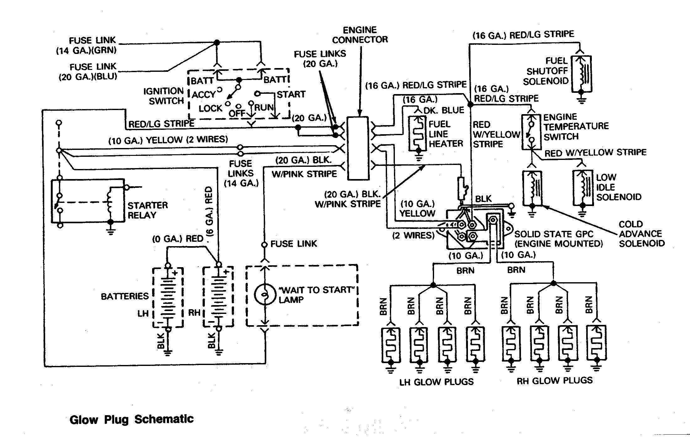 Ford 6.9 diesel fuel system diagram #3