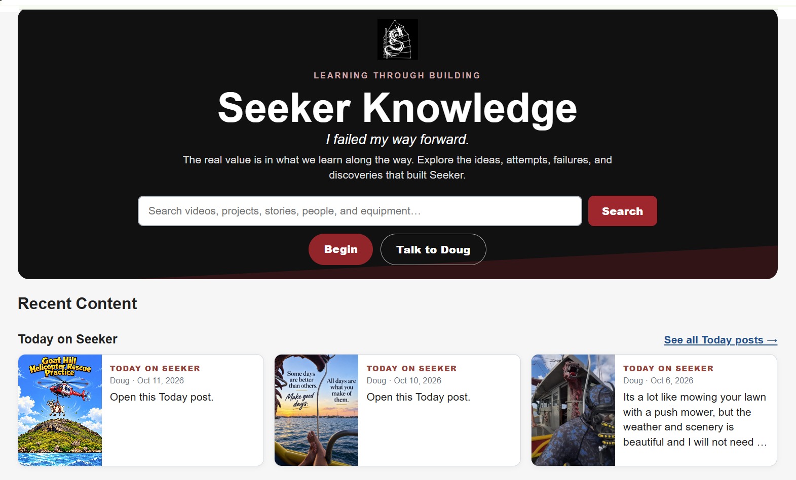 Building SVSeeker.com