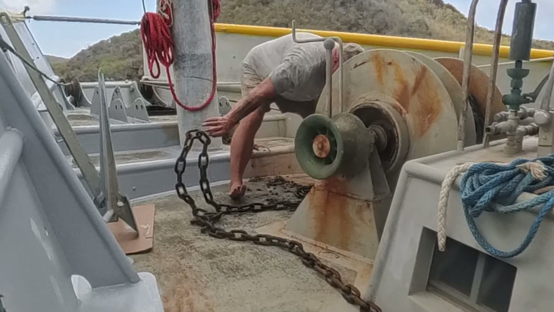 Industrial Coating on a Steel Boat 4+ years on still 7