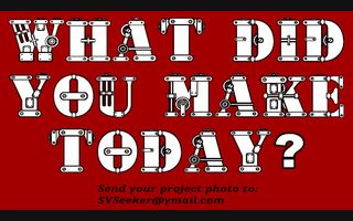 What Did You Make Today project